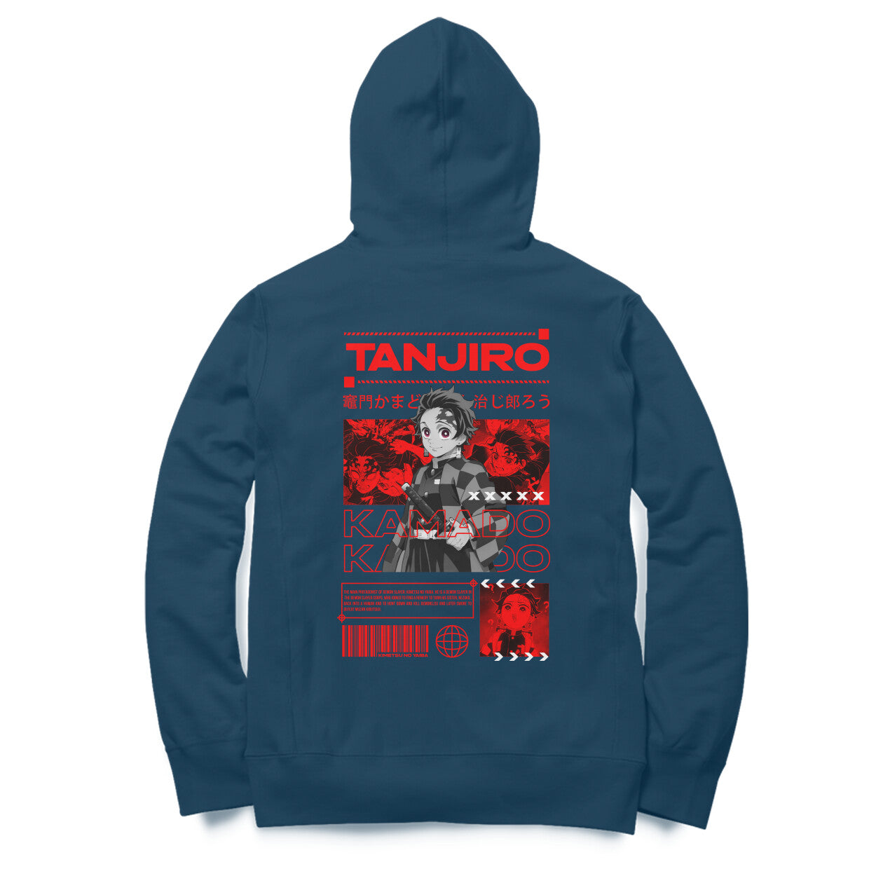 Tanjiro Kamado Anime-Inspired Hoodie - Demon Slayer Fan Gear