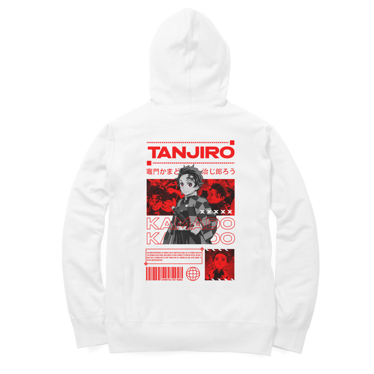 Tanjiro Kamado Anime-Inspired Hoodie - Demon Slayer Fan Gear