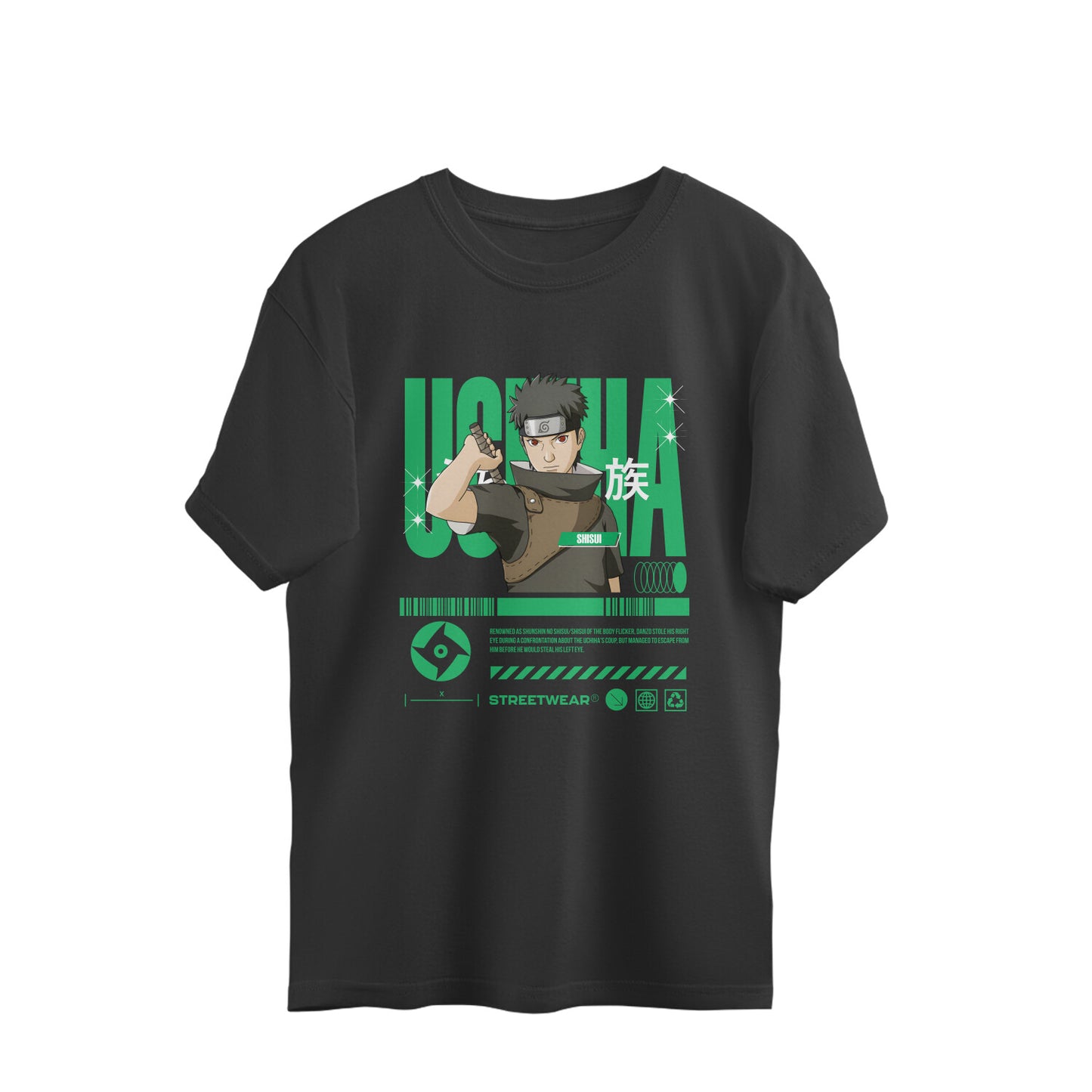 Shisui Uchiha Oversized T-Shirt – The Teleporter's Legacy