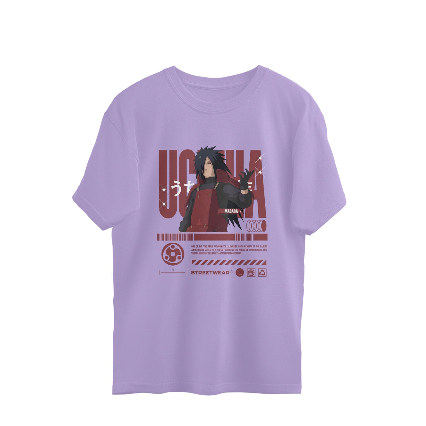 Madara Uchiha Oversized T-Shirt – Unleash the Power of the Uchiha Clan